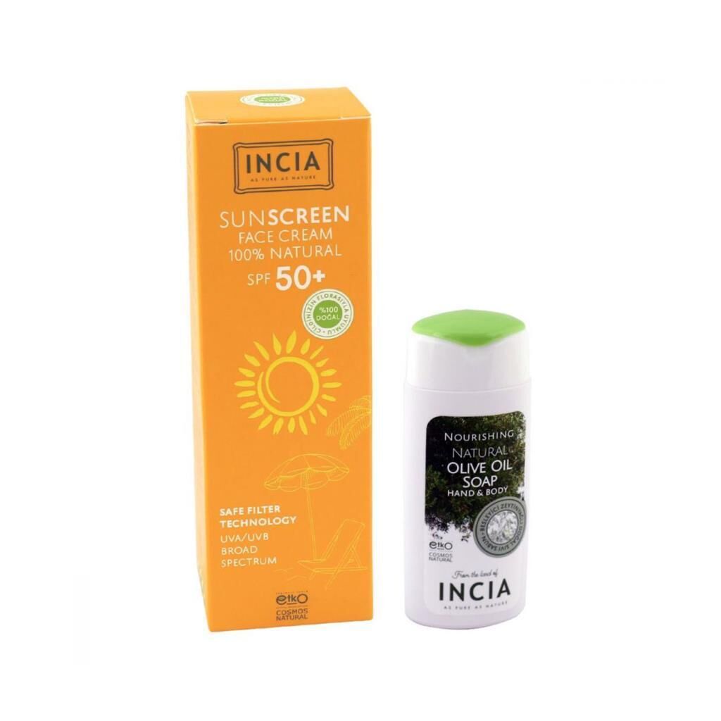 Incia Güneş Yüz Kremi Spf50+ 50 ml