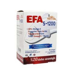 New_Life Efa S-1200 Avantajlı Paket 90 Yumuşak Kapsül