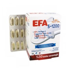 New_Life Efa S-1200 Avantajlı Paket 90 Yumuşak Kapsül