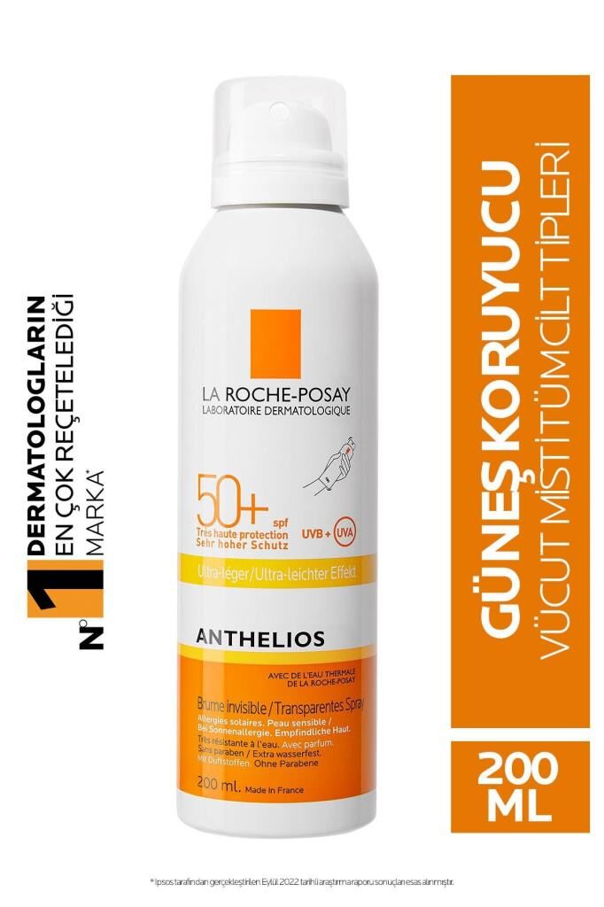 La Roche Posay Anthelios Ultra-Light Spf50+ Body Mist 200 ml