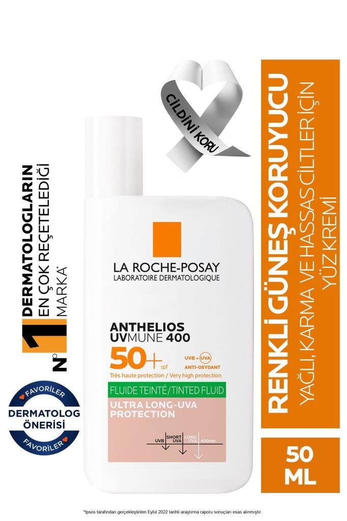 La Roche Posay Anthelios UVmune 400 Spf50+ Oil Control Tinted Fluid 50 ml