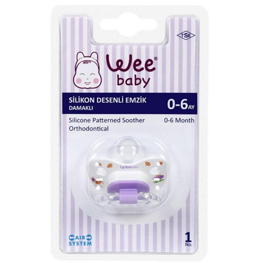 Wee Emzik Damaklı Silikon Desenli No:1 Askılı