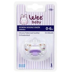Wee Emzik Damaklı Silikon Desenli No:1 Askılı