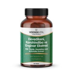 Wooggs Vital Devedikeni Karahindiba ve Enginar Ekstresi 120 Tablet