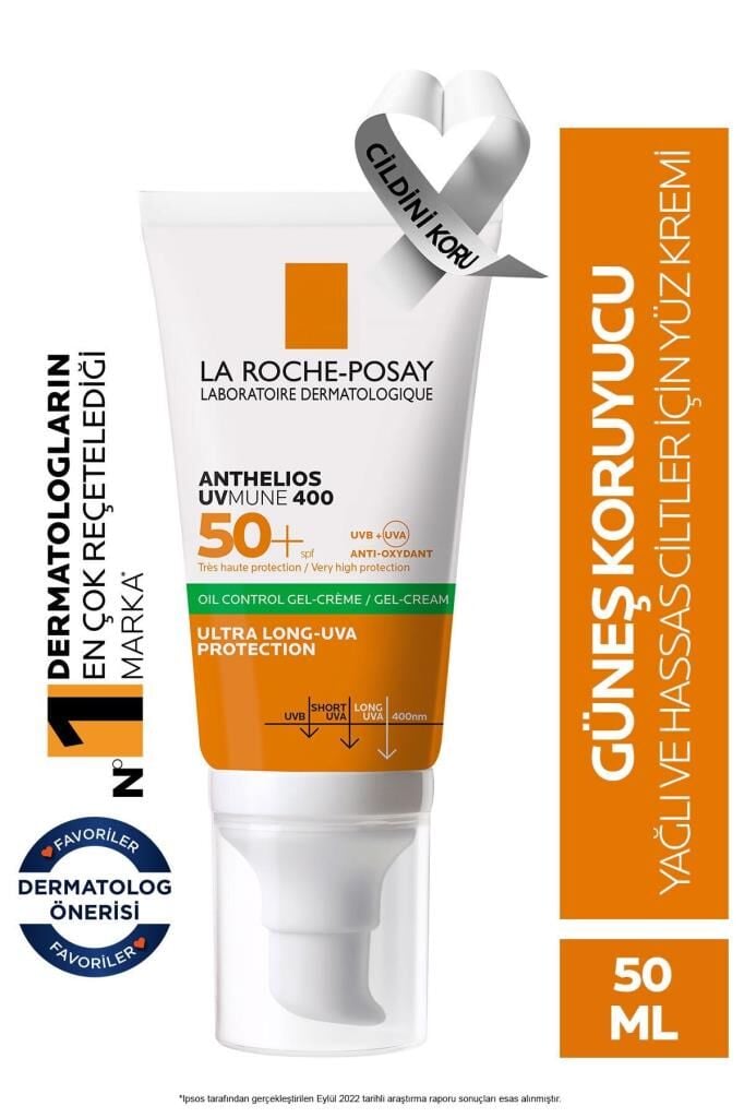 La Roche Posay Anthelios UVmune 400 Spf50+ Oil Control Gel-Cream 50 ml