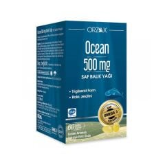 Ocean Balık yağı 500 mg 60 Kapsül Limon Aromalı