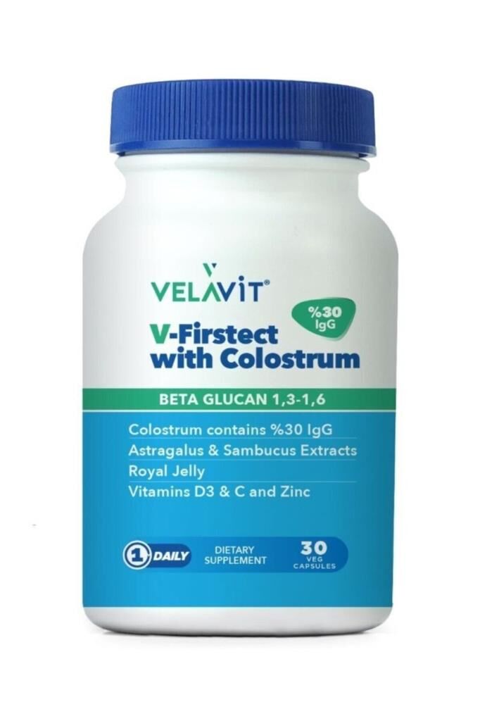 Velavit V-Firstect with Colostrum 30 Kapsül