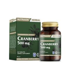 Nutraxin Cranberry 500 mg 60 Tablets Takviye Edici Gıda