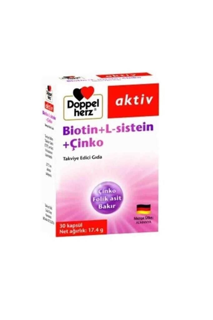Doppelherz Aktiv Biotin L-Sistein Çinko 30 Kapsül