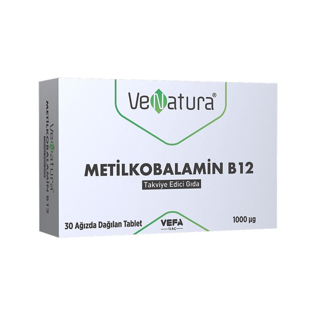 VeNatura Metilkobalamin B12 30 Ağızda Dağılan Tablet