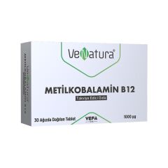 VeNatura Metilkobalamin B12 30 Ağızda Dağılan Tablet