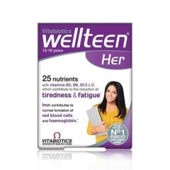 Vitabiotics Wellteen Her Kadın 30 Tablet