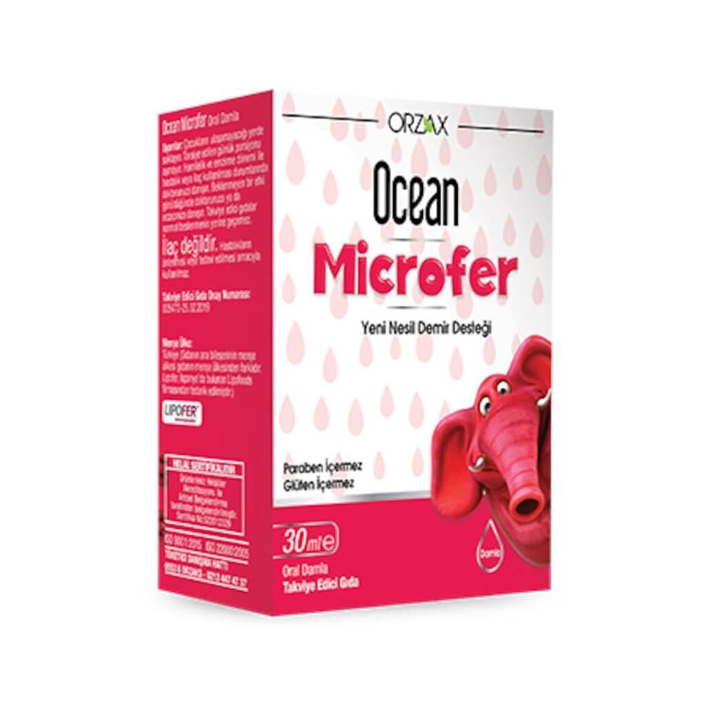 Ocean Microfer 30 ml Damla Takviye Edici Gıda