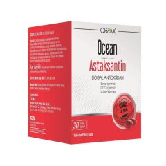 Ocean Astaksantin 30 Softjel Kapsül Takviye Edici Gıda