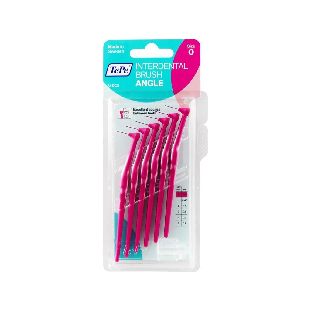 Tepe Diş Arası Fırçası Saplı 6 lı 0,40 mm No: 0