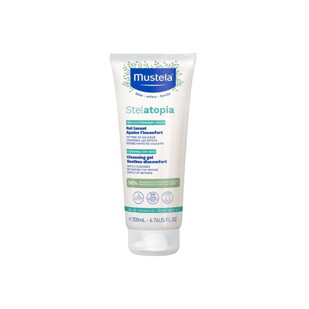 Mustela Stelatopia Cleansing Gel Kuru Ciltler için Şampuan 200 ml