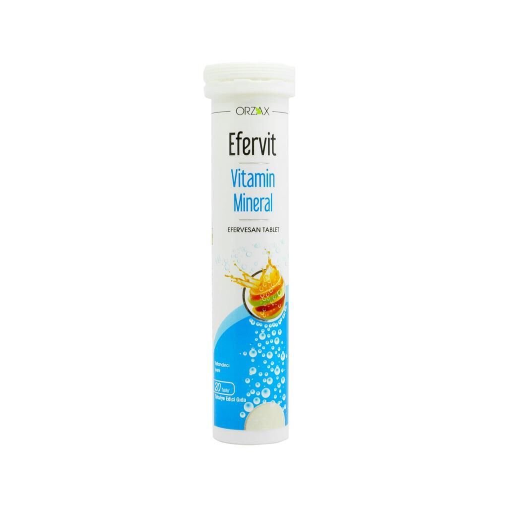 Orzax Efervit Vitamin Mineral 20 Tablet