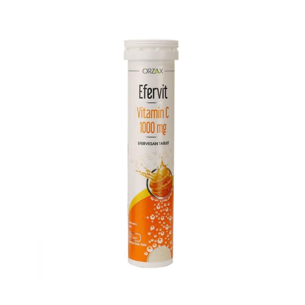 Orzax Efervit Vitamin C 1000 mg 20 Tablet